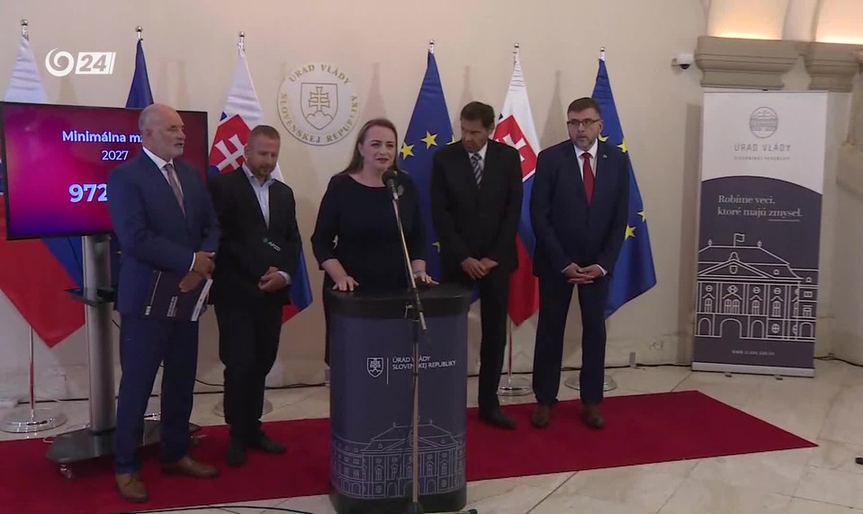 Tlačová beseda po rokovaní tripartity