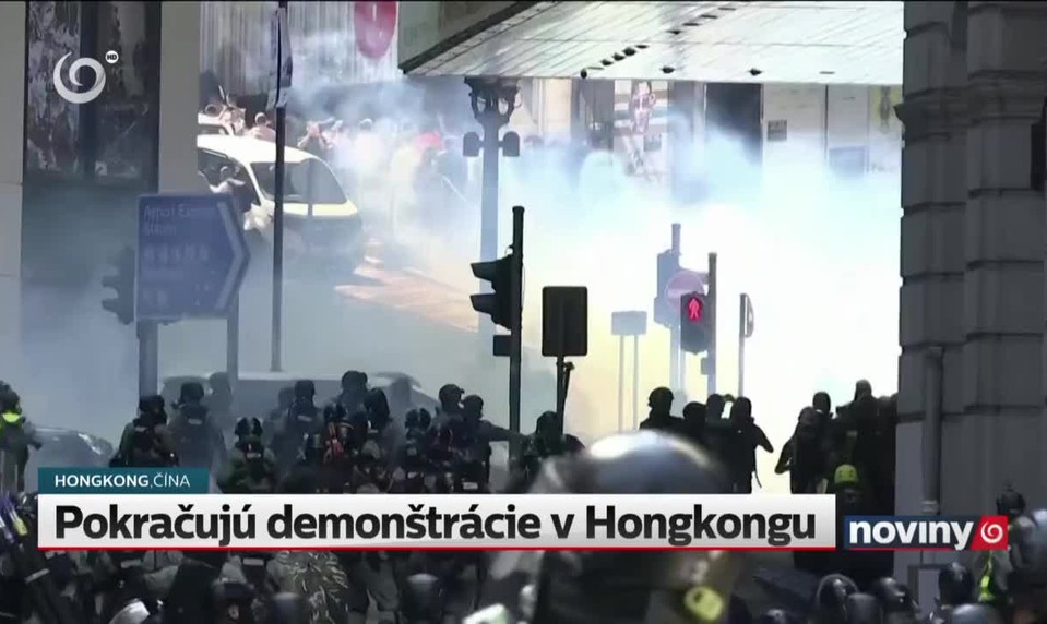 Pokračujú demonštrácie v Hongkongu