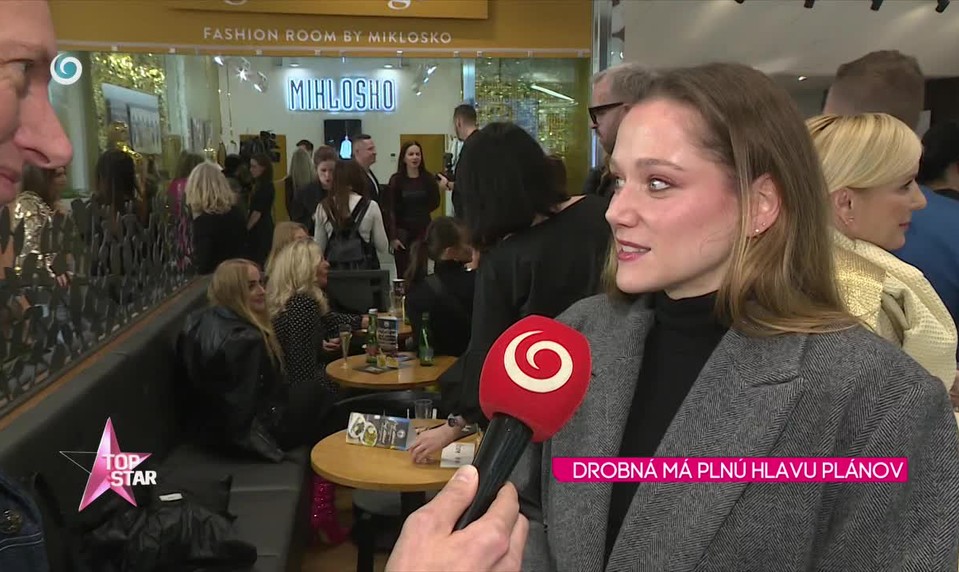 Drobná má plnú hlavu plánov