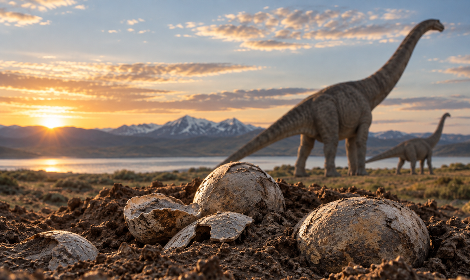 Vajcia obrovských dinosaurov našli na nečakanom mieste. Vedci zistili ešte jednu zaujímavosť