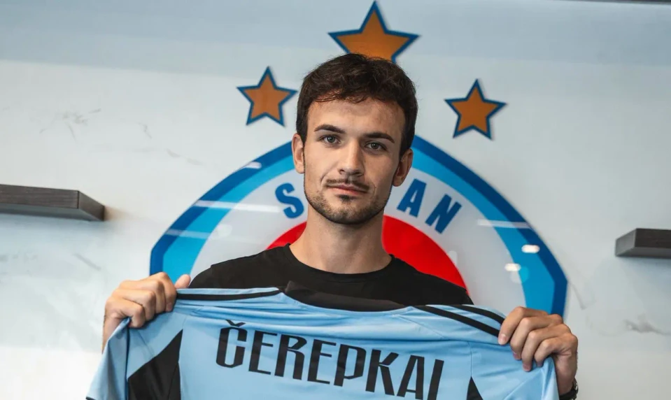 ČEREPKAI strieľa debutový gól za Slovan