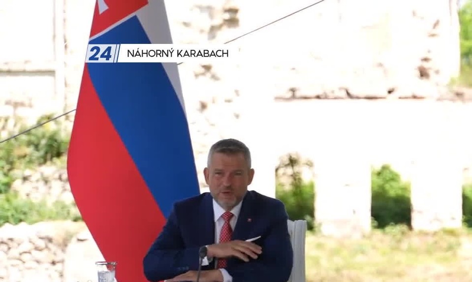 Tlačová beseda po rokovaní prezidentov Slovenska a Azerbajdžanu