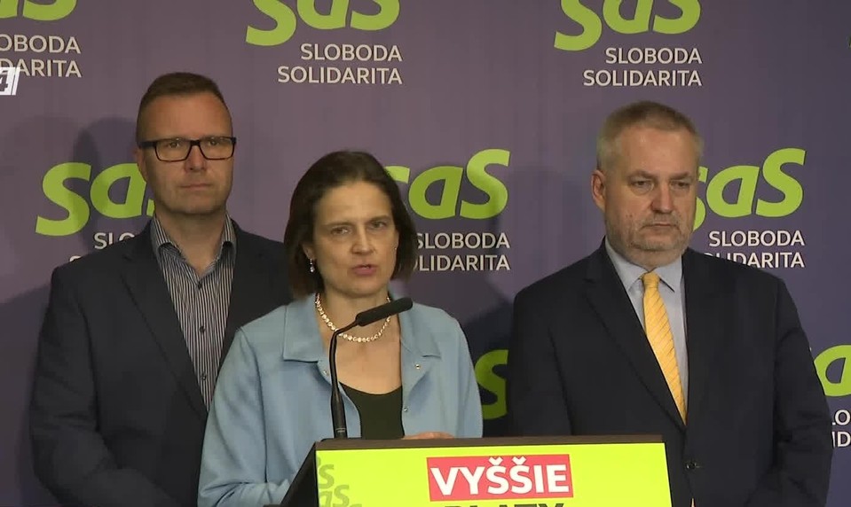 Tlačová beseda SaS v reakcii na novelu Ústavy