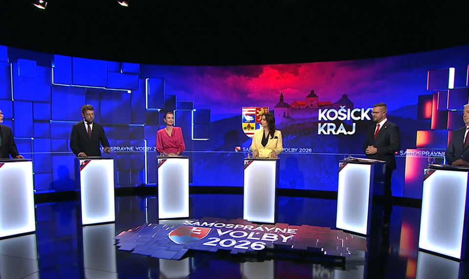 Samosprávne voľby 2026: Predvolebná diskusia kandidátov na župana Košického kraja