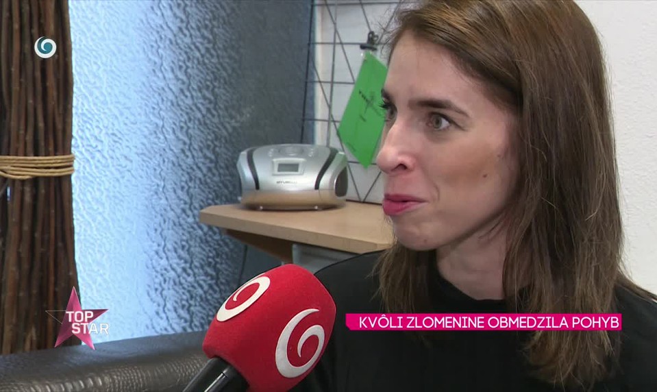 Kvôli zlomenine obmedzila pohyb