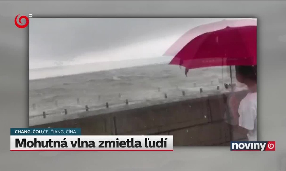 Mohutná vlna zmietla ľudí