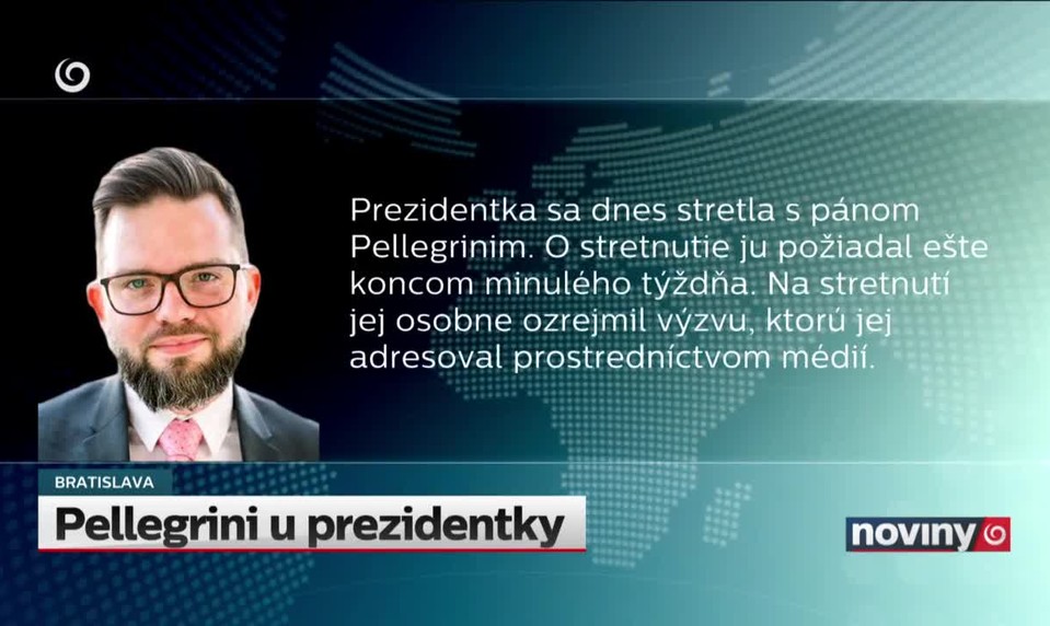 Pellegrini u prezidentky