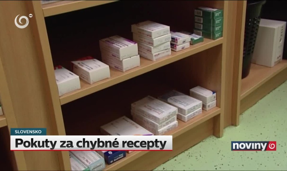 Pokuty za chybné recepty