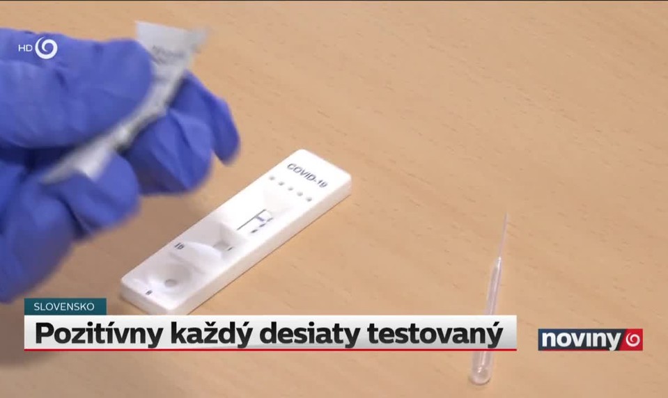 Pozitívny každý desiaty testovaný