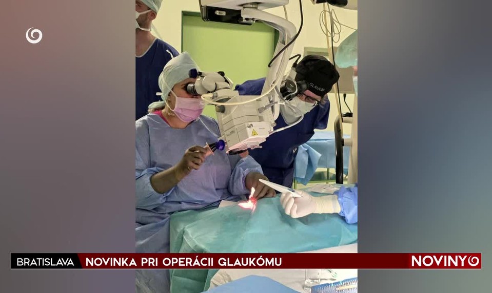 NOVINKA PRI OPERÁCII GLAUKÓMU