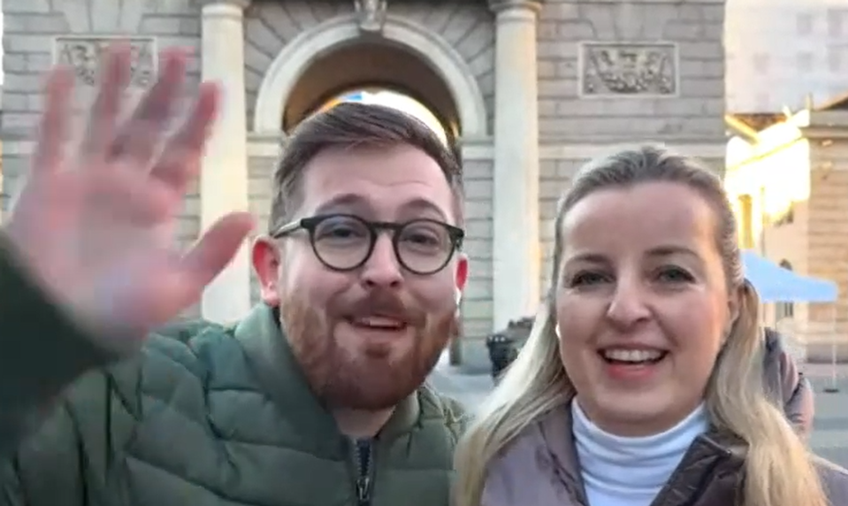 Reportéri TV JOJ v Miláne