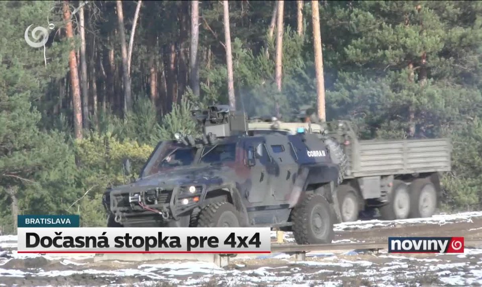 Dočasná stopka pre 4x4