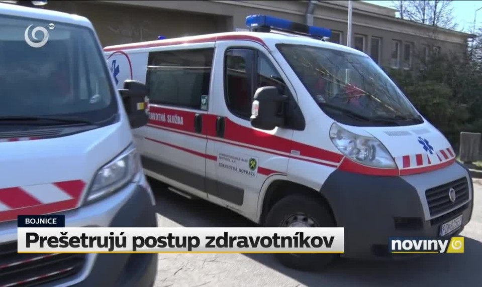 Prešetrujú postup zdravotníkov