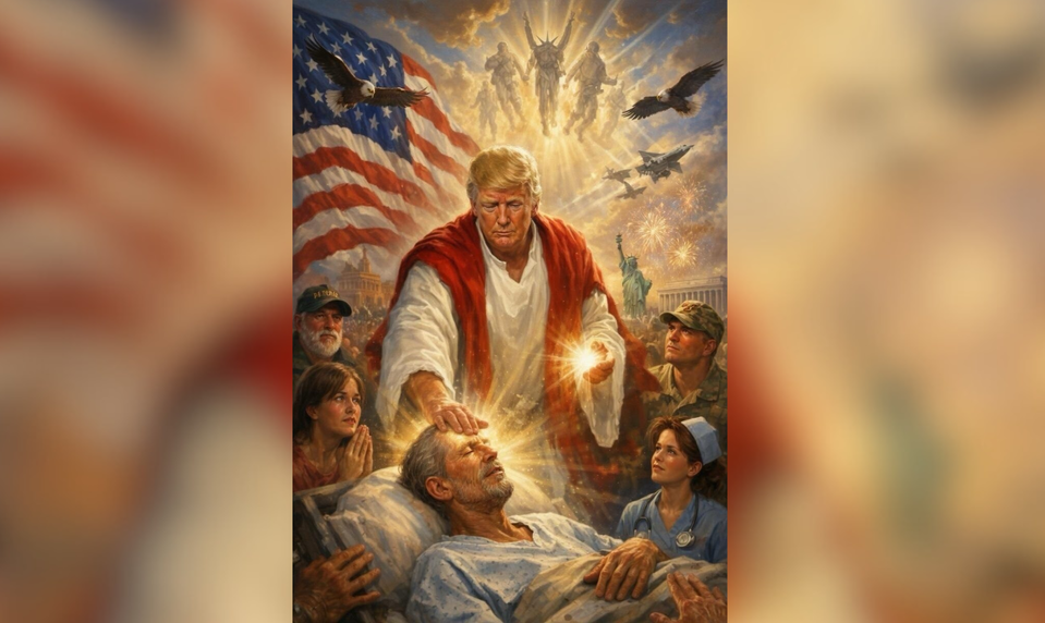 Po ostrých slovách na adresu pápeža Trump zverejnil obrázok, kde sa zobrazuje ako Ježiš