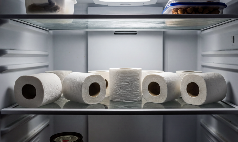 Toaletný papier v chladničke? Internetový trik má pomáhať proti zápachu