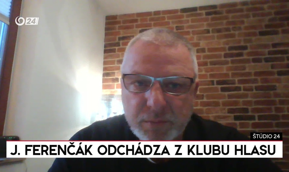 Štúdio 24: J. Ferenčák odchádza z klubu Hlasu