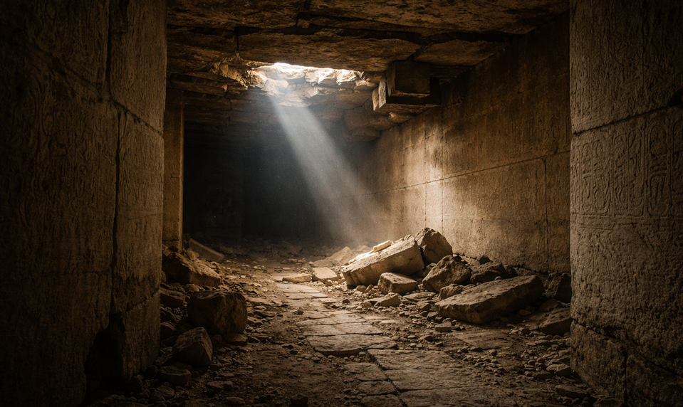 V pyramíde objavili osem skrytých miestností