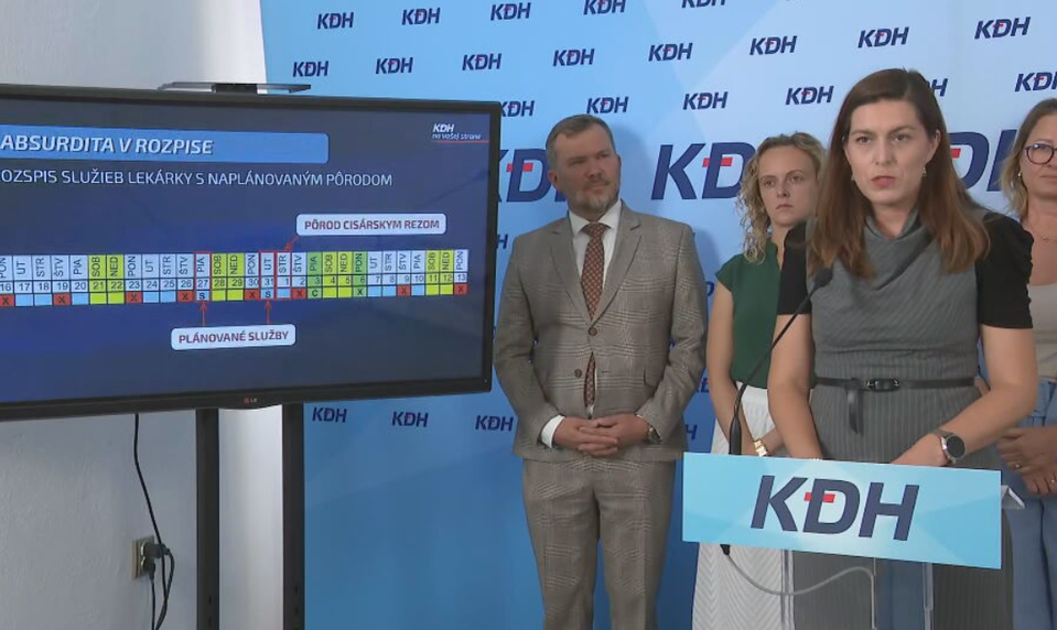 Tlačová beseda KDH o riešení pre ambulancie