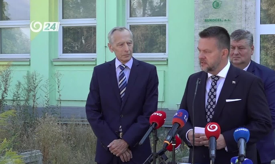 Tlačová beseda ministra Migaľa k obnove Bukózy Vranov
