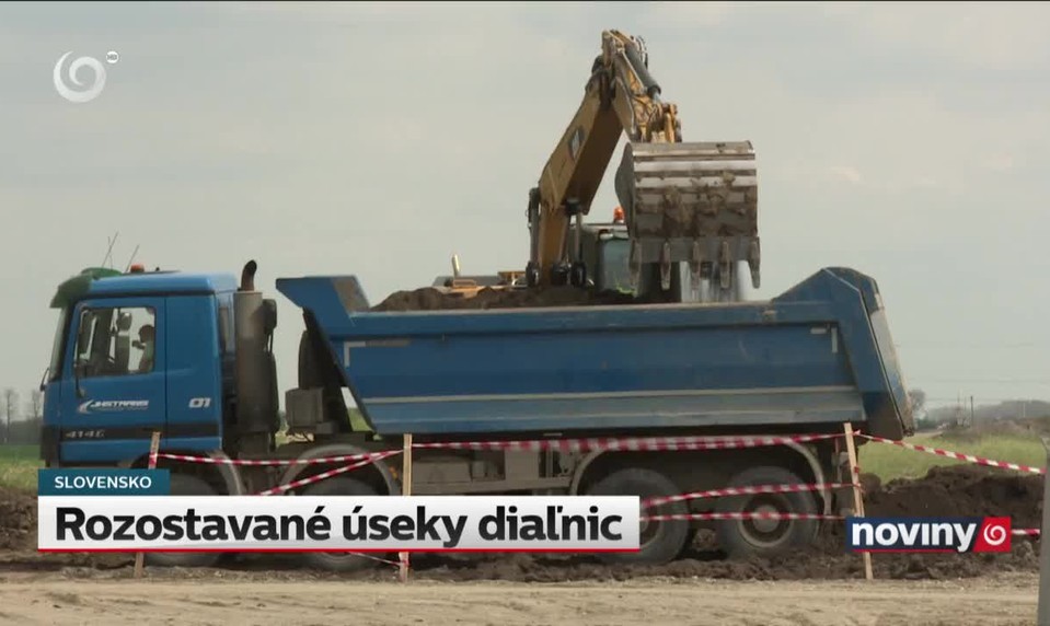 Rozostavané úseky diaľnic