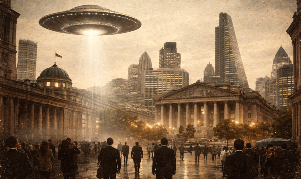 Ak USA priznajú UFO, môžu padnúť banky: Londýn varuje