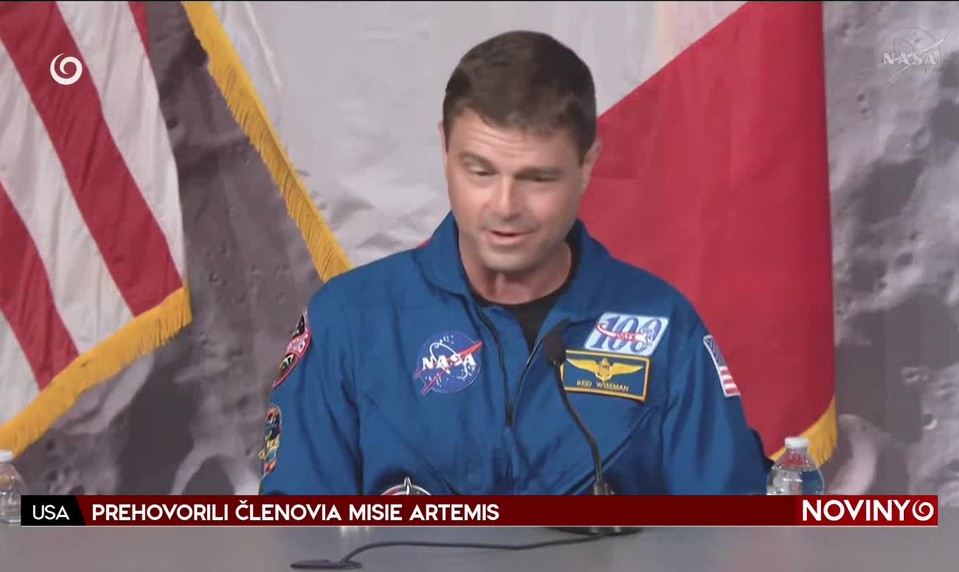 PREHOVORILI ČLENOVIA MISIE ARTEMIS