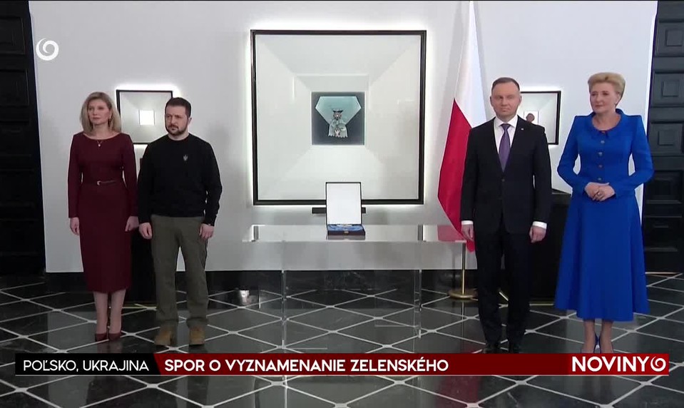 SPOR O VYZNAMENANIE ZELENSKÉHO