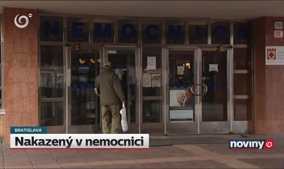 Nakazený v nemocnici