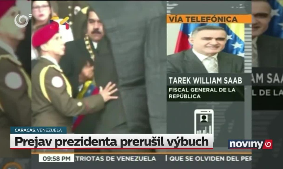 Prejav prezidenta prerušil výbuch