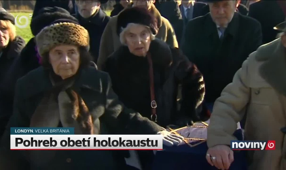Pohreb obetí holokaustu