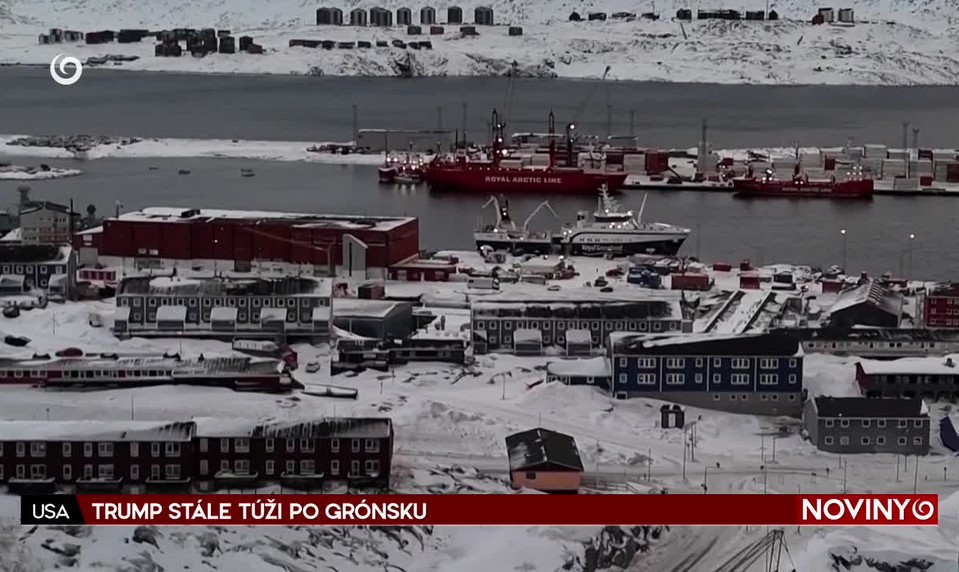 TRUMP STÁLE TÚŽI PO GRÓNSKU