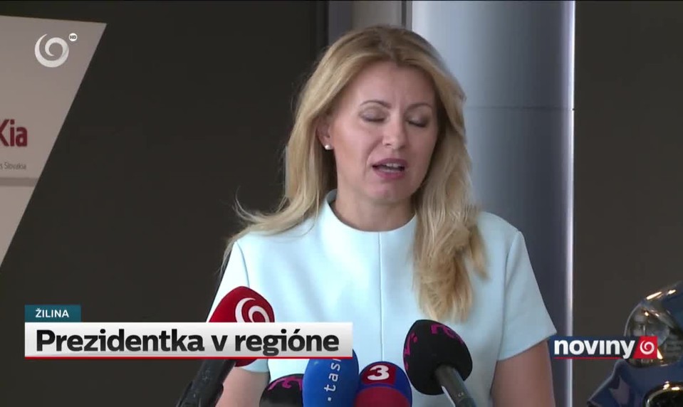 Prezidentka v regióne