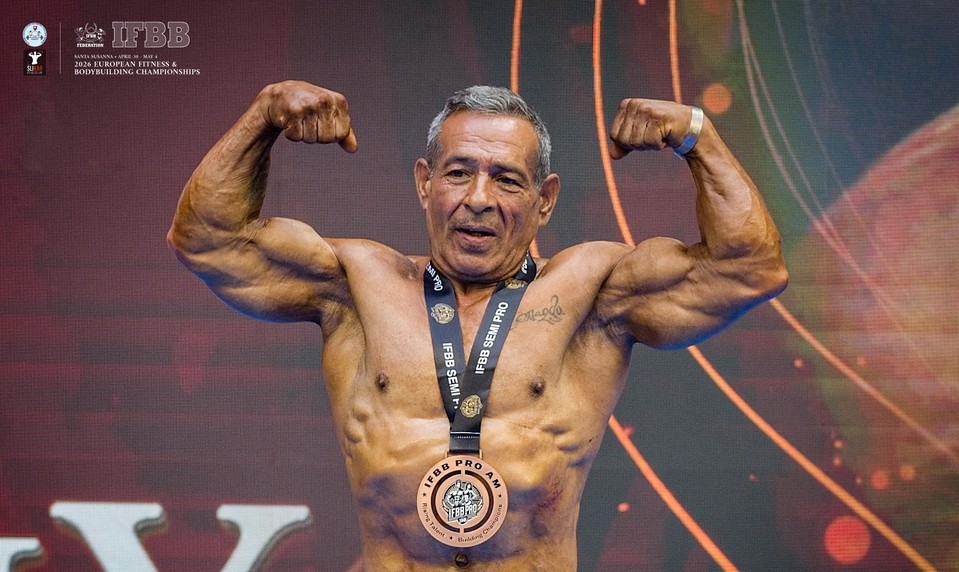 Legenda je späť! Kulturista Adam Cibuľa na Majstrovstvách Európy obsadil 5. miesto