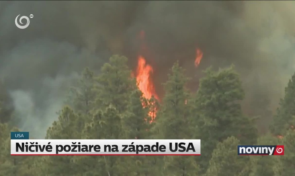 Ničivé požiare na západe USA