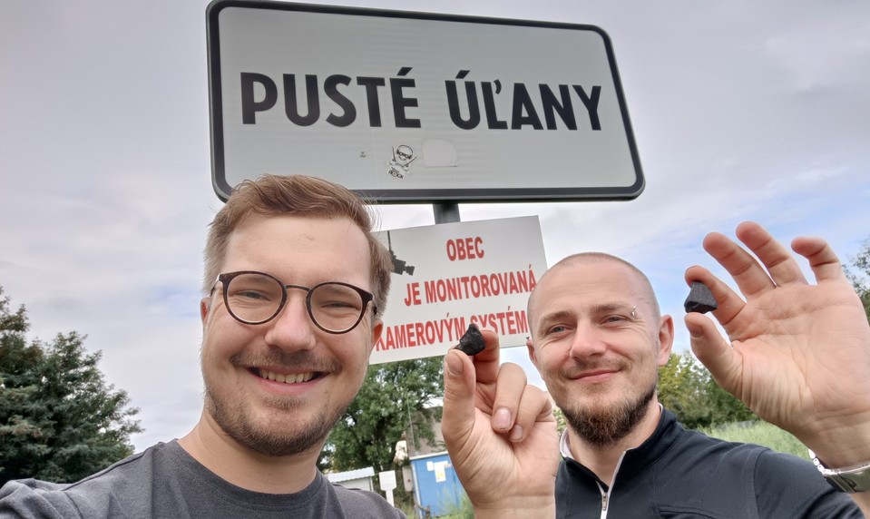 V obci Pusté Úľany pri Galante našli úlomok meteoritu
