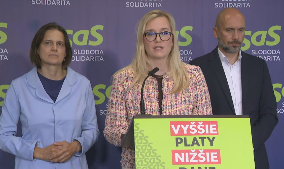 Tlačová beseda SaS k rokovaniu vlády
