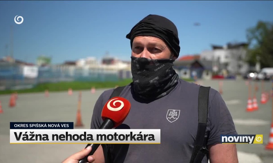 Vážna nehoda motorkára