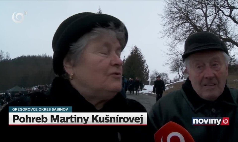 Pohreb Martiny Kušnírovej