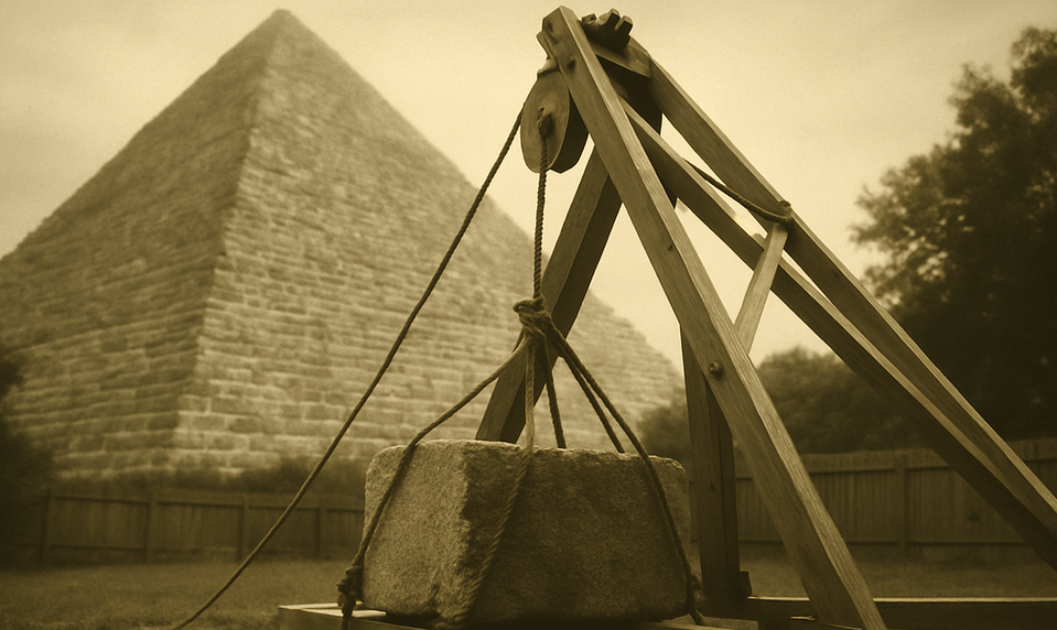 Dôchodca si postavil v záhrade pyramídu: Neuveríte, akým spôsobom