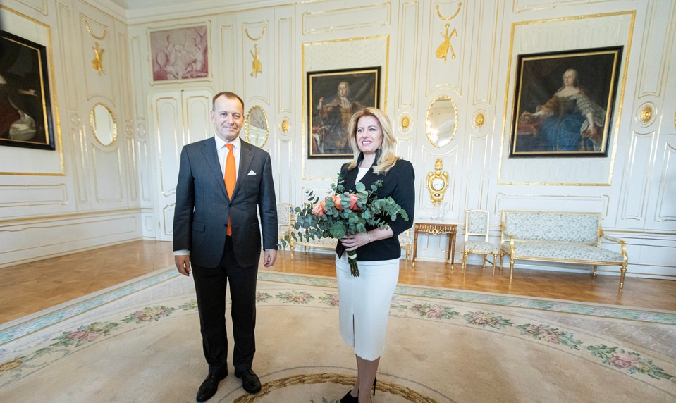 NAŽIVO: Boris Kollár po prijatí v prezidentskom paláci