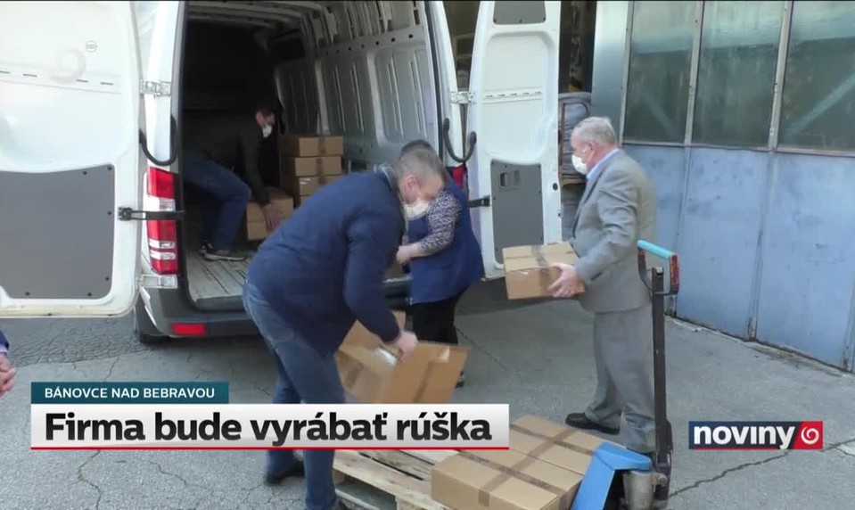 Firma bude vyrábať rúška