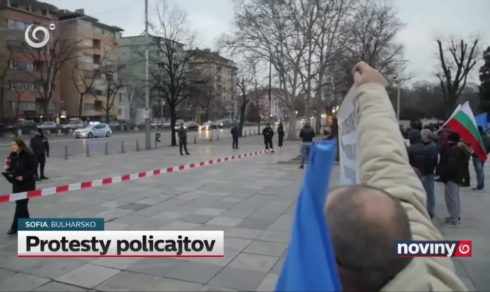 Protesty policajtov