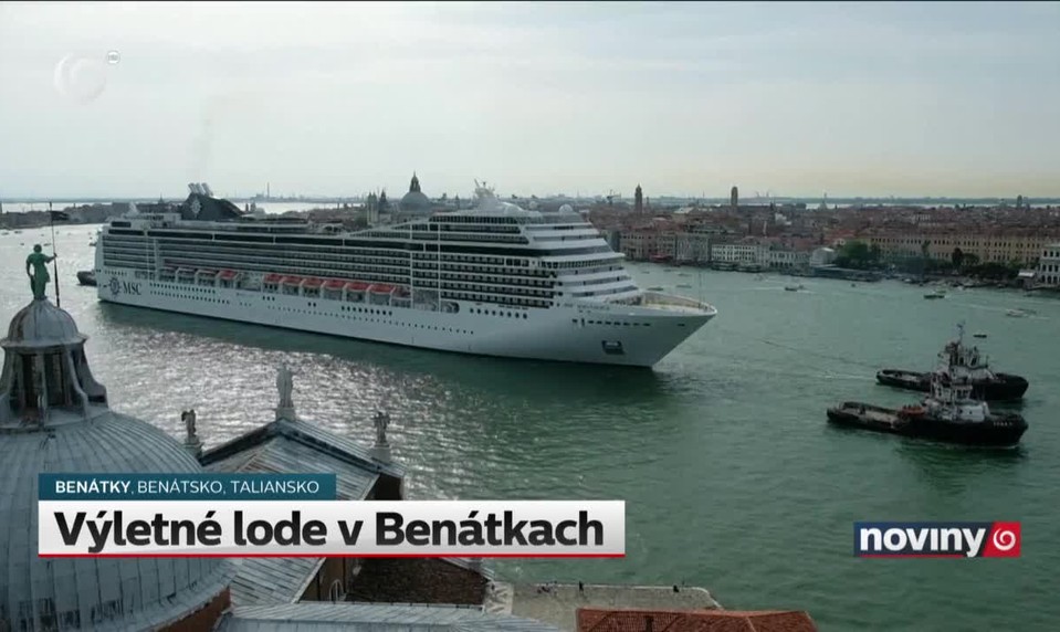 Výletné lode v Benátkach