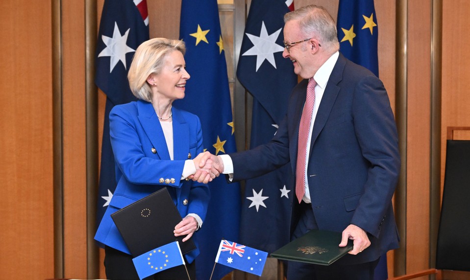 EÚ a Austrália uzavreli dohodu o voľnom obchode, clá na väčšinu tovarov skončia