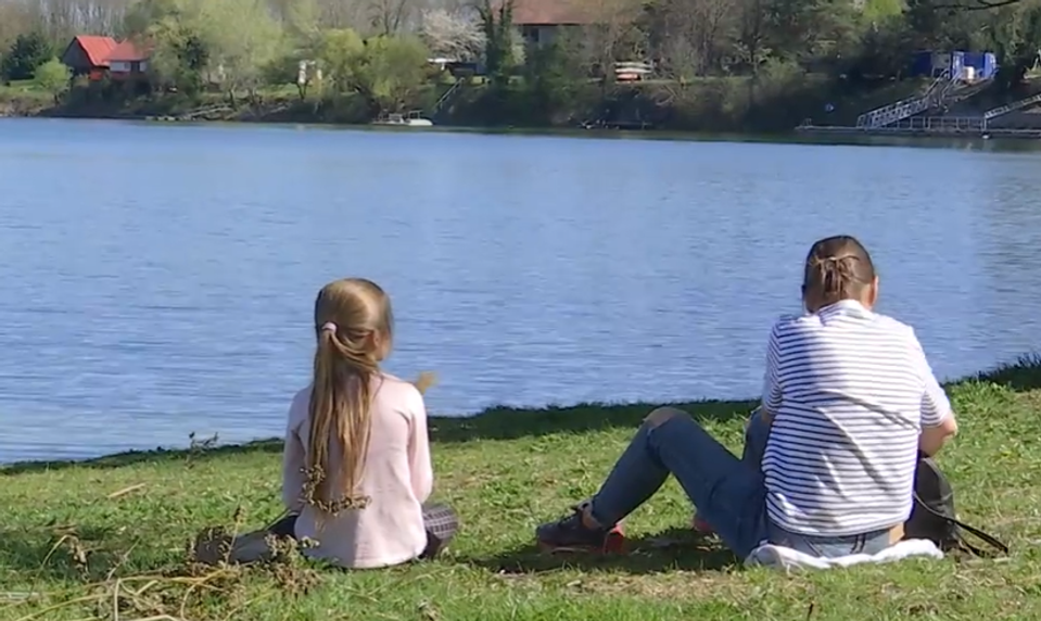 Krásne počasie vylákalo ľudí von. Teploty sa vyšplhali nad 22 stupňov
