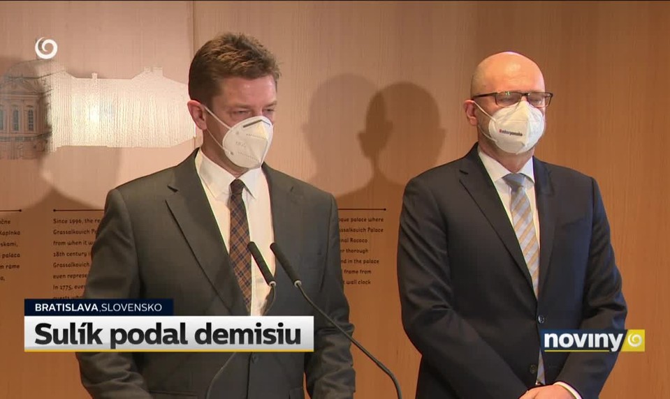 Sulík podal demisiu