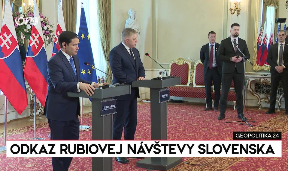 Geopolitika 24: Odkaz Rubiovej návštevy Slovenska