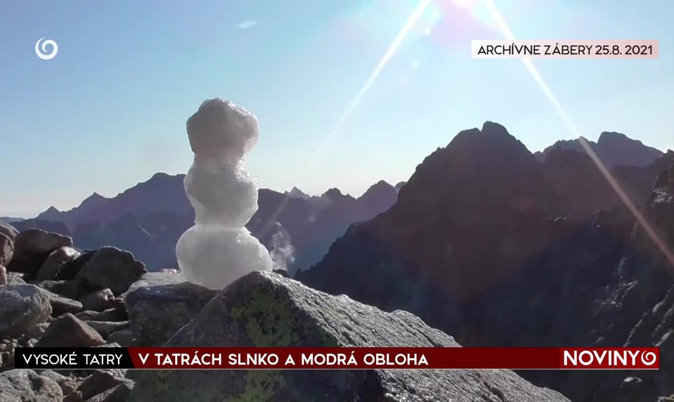 V TATRÁCH SLNKO A MODRÁ OBLOHA