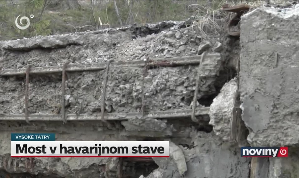Most v havarijnom stave