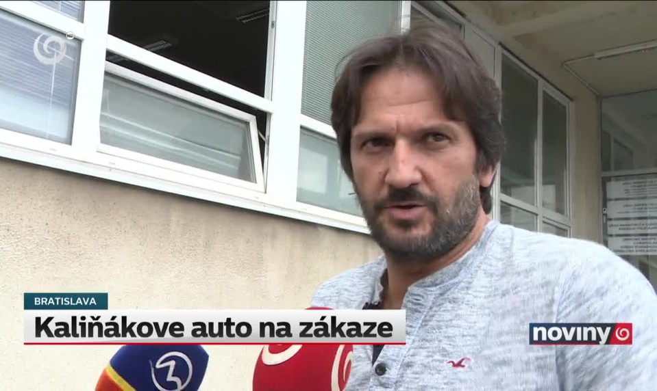 Kaliňákove auto na zákaze